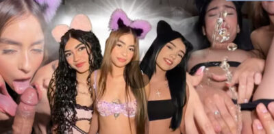 4SOME – Chico Afortunado Recibe Squirt En un Cuarteto Con Tres Chicas De 18 Años