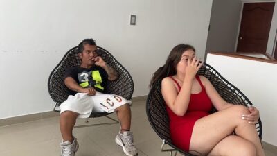 I showed him videos banging my girlfriend… In the movie she busted me masturbating and insinuated herself to bang her